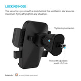 Fixed Iconiq Lock Car Phone Holder - Vent Mount - Max Phone Size: 53 - 83 mm - Black