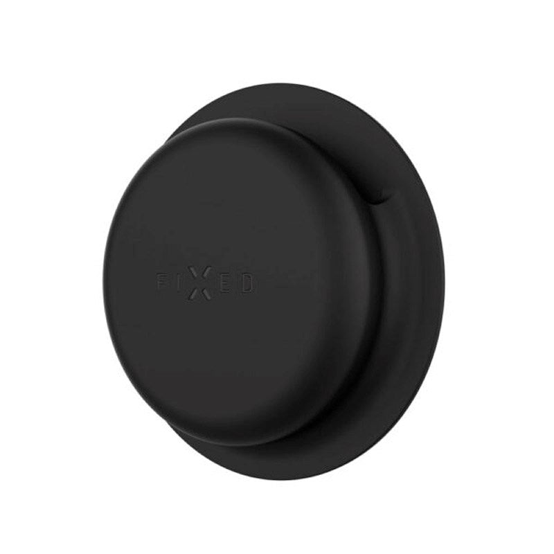 Fixed Silicone Sticker Case for Apple AirTag - 2 pcs - Black