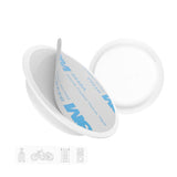 Fixed Silicone Sticker Case for Apple AirTag - 2 pcs - White
