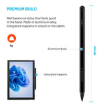 Fixed Graphite Active Stylus Pen for MPP-Compatible Devices - Black