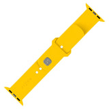 Apple Watch (38 / 40 / SE / 41 / 42mm) Fixed Sporty Silicone Strap Set - Yellow