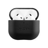 Fixed Apple AirPods (4th Gen) Genuine Leather Case - Black