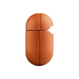 Fixed Apple AirPods (4th Gen) Genuine Leather Case - Brown