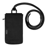 Fixed Mobile Bag with Pocket (100 x 178 mm) - Black