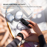 Fixed Heart Rate Monitor with Chest Strap (HR & HRV) - Black