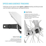 Fixed Spin Speed Sensor for Bicycle incl. Mounting Kit - Black