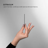 Fixed Tracking Card- Apple Find My Compatible - Blue