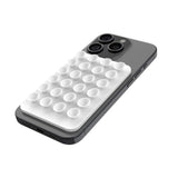 Fixed MagMate Phone Holder - Silicone Suction Cup - MagSafe Compatible - White