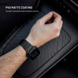 Fixed Apple Watch (42/44/SE/45/46/49) Titanium Strap - Black