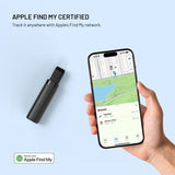 Fixed Tracking Device with USB-C Charging - Apple Find My Compatible - Black