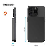 Fixed MagZen Qi2 Wireless Powerbank 5,000 mAh - Black
