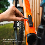 Fixed GPS & Bluetooth Tracker for Bike Mount - Apple Find My Compatible - Black