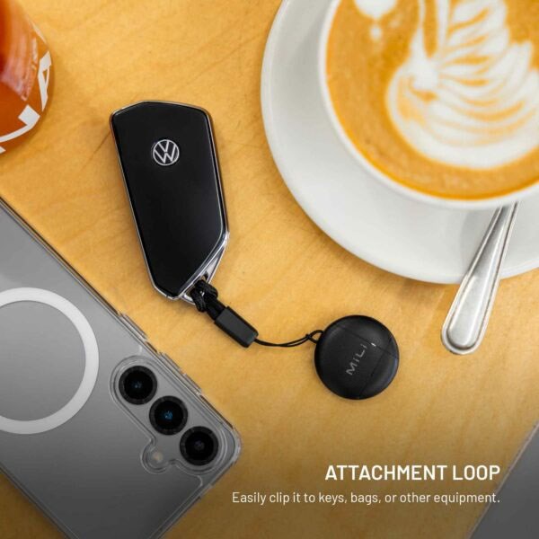 Fixed LiTag GPS Tracker - Android & Apple Compatible - Black