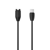Fixed USB-C Charging Cable for Garmin Smartwatch - 2m - Black