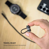 Fixed USB-C Cable for Garmin Smartwatch Adapter - Black