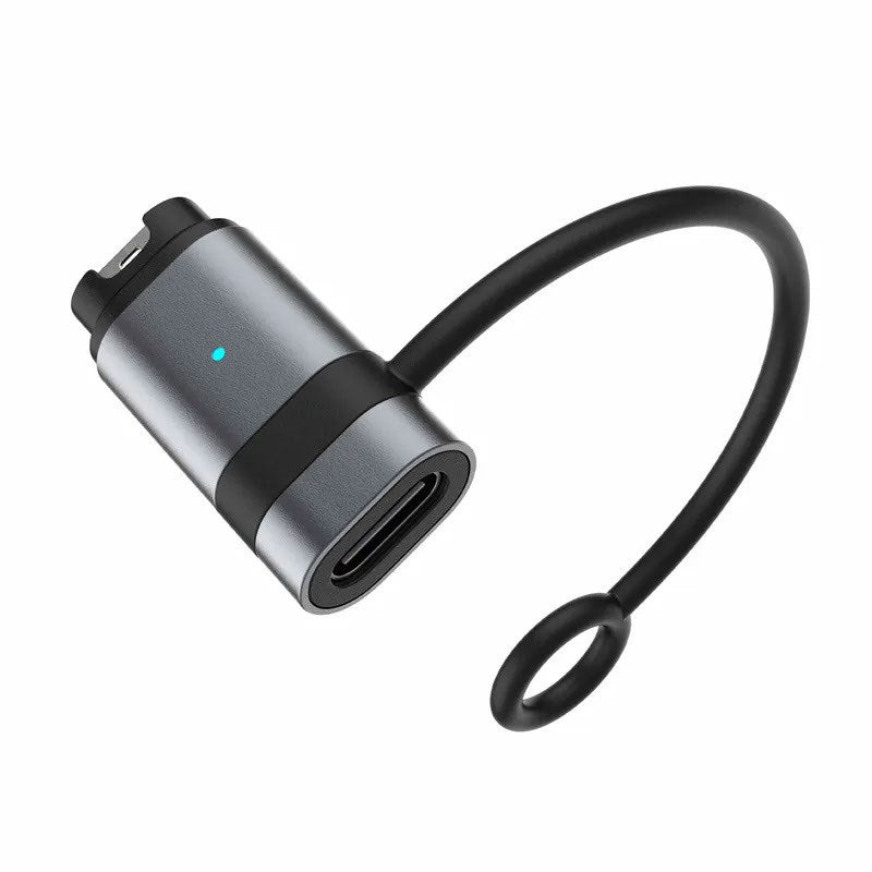 Fixed USB-C Cable for Garmin Smartwatch Adapter - Black