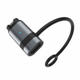 Fixed USB-C Cable for Garmin Smartwatch Adapter - Black