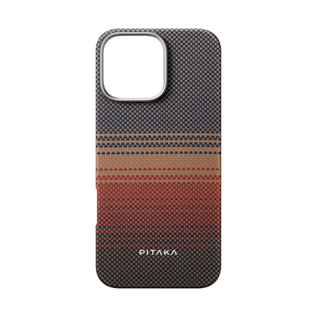 iPhone 16 Pro Max PITAKA Tactile Woven Case - MagSafe Compatible - Sunset