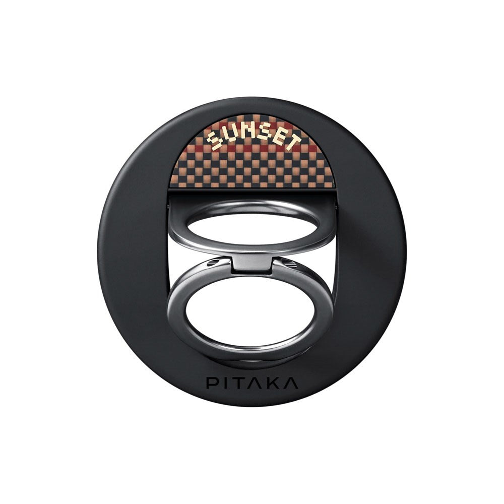 PITAKA MagEZ Grip 3 Ring Holder for Mobile - MagSafe Compatible - Sunset