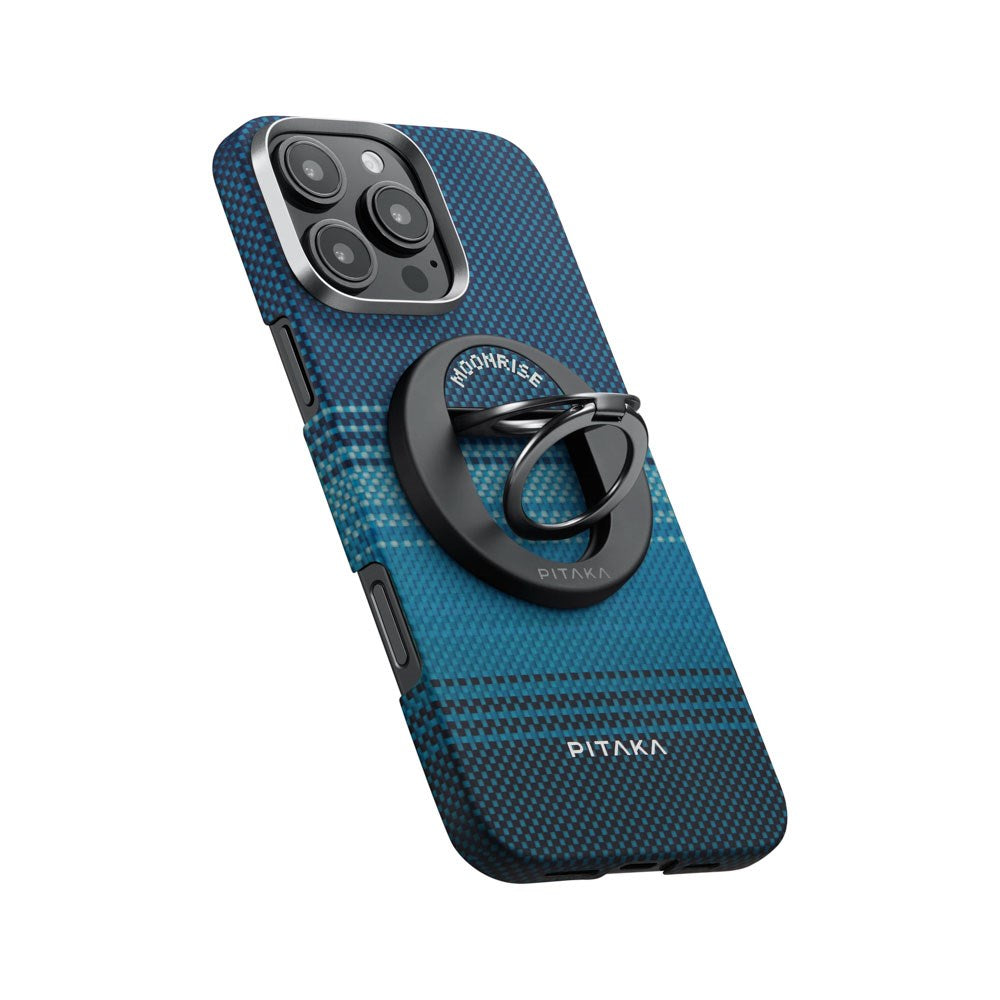 PITAKA MagEZ Grip 3 Ring Holder for Mobile - MagSafe Compatible - Moonrise