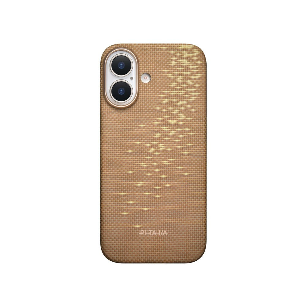 iPhone 17 PITAKA Ultra Slim Case - MagSafe Compatible - Golden Glint