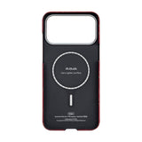 iPhone 17 Pro Max PITAKA Edge Monogram Case - MagSafe Compatible - Gold / Red