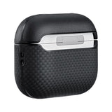 Apple AirPods Pro (3. gen.) PITAKA Aramid Fiber Case - Black / Grey