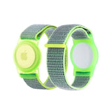 Apple Airtag Nylon Protective Case with Strap - Green