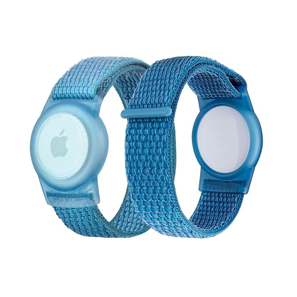 Apple Airtag Nylon Protective Case with Strap - Blue