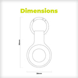 Mobile Origin AirTag Keychain - Blue