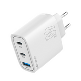 Mobile Origin GaN 40W Wall Charger with USB-A + 2 USB-C Ports - White
