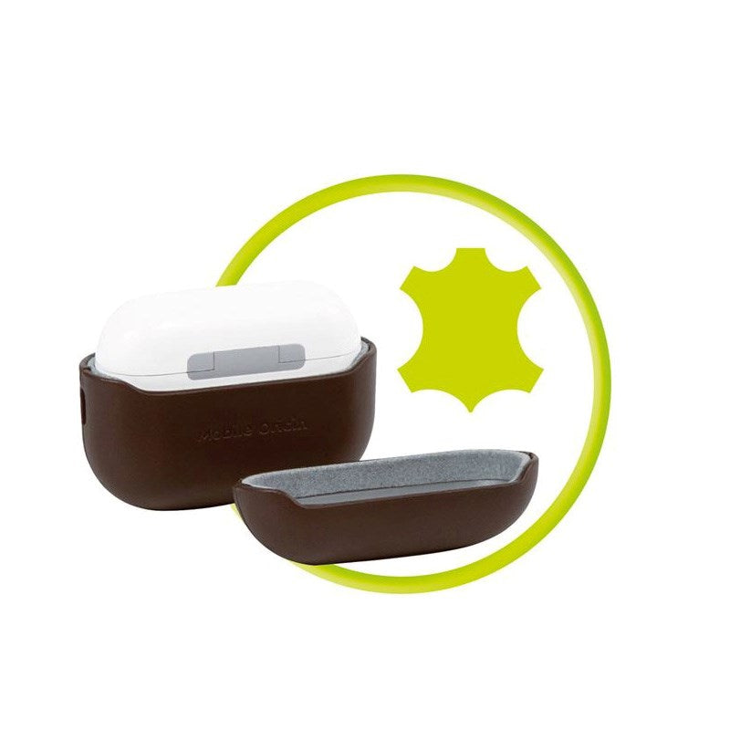 Mobile Origin Apple AirPods Pro (2. Gen.) Genuine Leather Cover - Brown