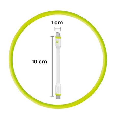 Mobile Origin 60W USB-C to USB-C Cable 10 cm - White