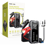 Mobile Origin 2-in-1 Jump Starter & Compressor with Accessories - Black