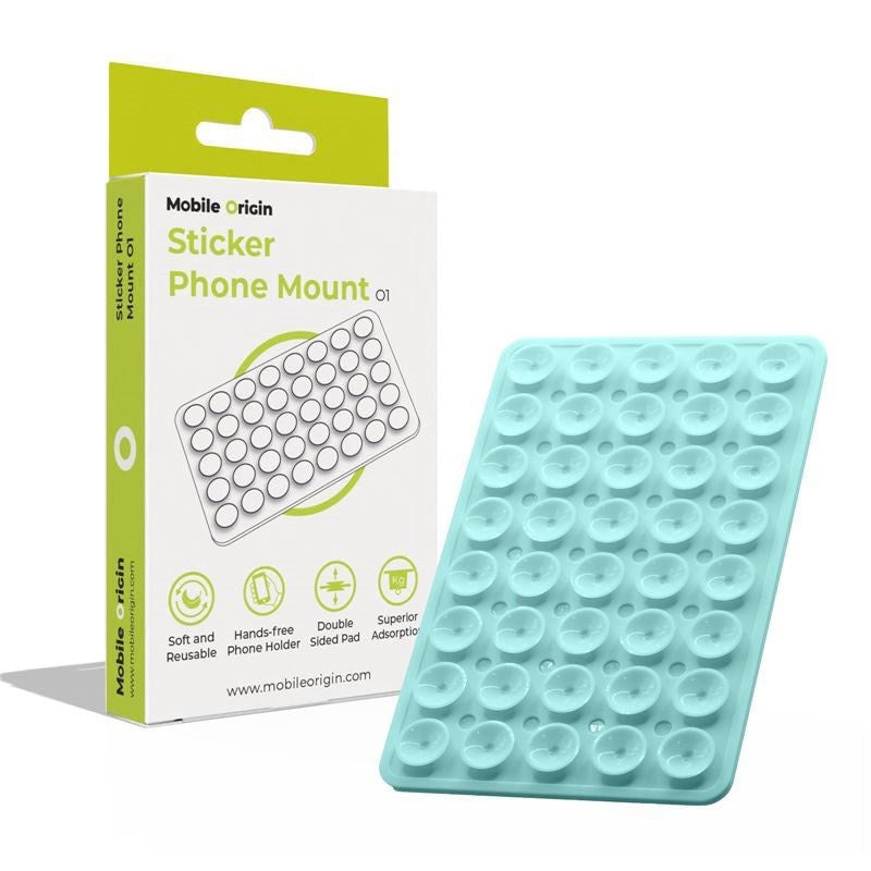 Mobile Origin Silicone Suction Cup Phone Holder - Blue