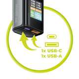 Mobile Origin 100W PowerBank with Display - 14.000 mAh - Grey