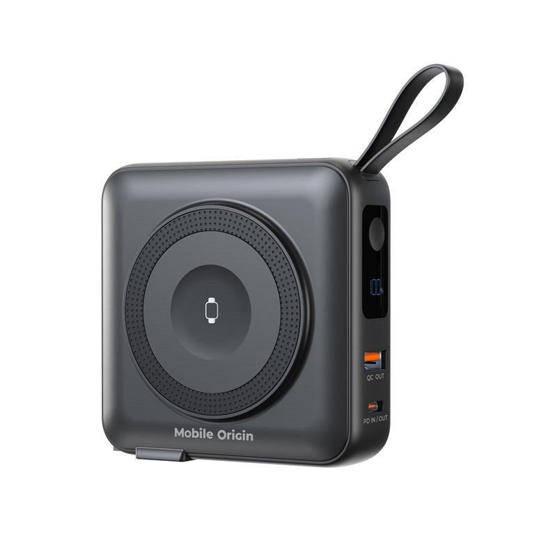 Mobile Origin PowerBank Travel Charger 10.000 mAh – MagSafe Compatible – Black