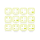 Mobile Origin 100W USB-C Hub with USB-A & Schuko Plug - White