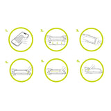 iPhone Air Mobile Origin Screen Guard Screen Protector Glass with Easy Applicator - Transparent