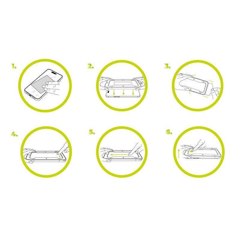 iPhone 17 Pro Max Mobile Origin Screen Guard Screen Protector Glass with Easy Applicator - Transparent