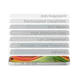 iPhone 17 Pro Max Mobile Origin Protective Glass incl. Mounting box - Case Friendly - 2 pcs. - Transparent