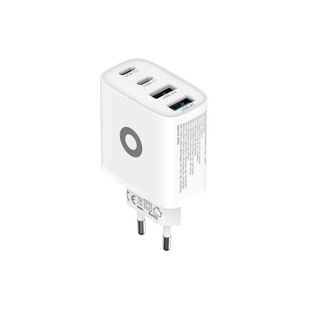 Mobile Origin GaN 40W Wall Charger with 2 x USB-A & 2 x USB-C - White