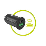 Mobile Origin 30W Car Charger with 1 x USB-A & 1 x USB-C – Black