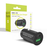 Mobile Origin 30W Car Charger with 1 x USB-A & 1 x USB-C – Black
