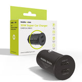Mobile Origin 30W Car Charger with 2 x USB-C – Black