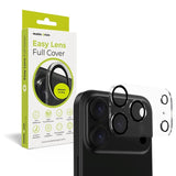 iPhone 17 Pro / 17 Pro Max Mobile Origin Tempered Glass Camera Lens Protection - Transparent / Black Edge