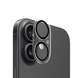 iPhone 17 Mobile Origin Tempered Glass Camera Lens Protection - Transparent / Black Edge