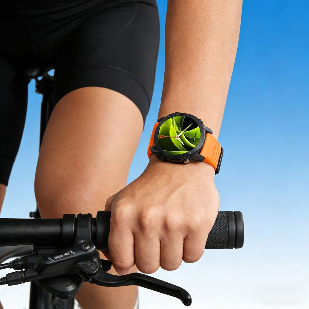 Mobile Origin Universal Garmin Strap (22mm QuickFit) - Silicone - Orange