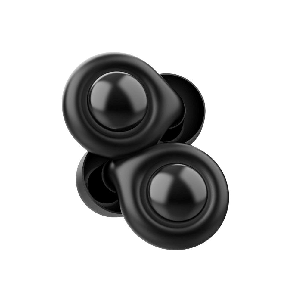 Mobile Origin Noise Cancelling Earplugs with Ergonomic Design - L / M / S / XS - Black