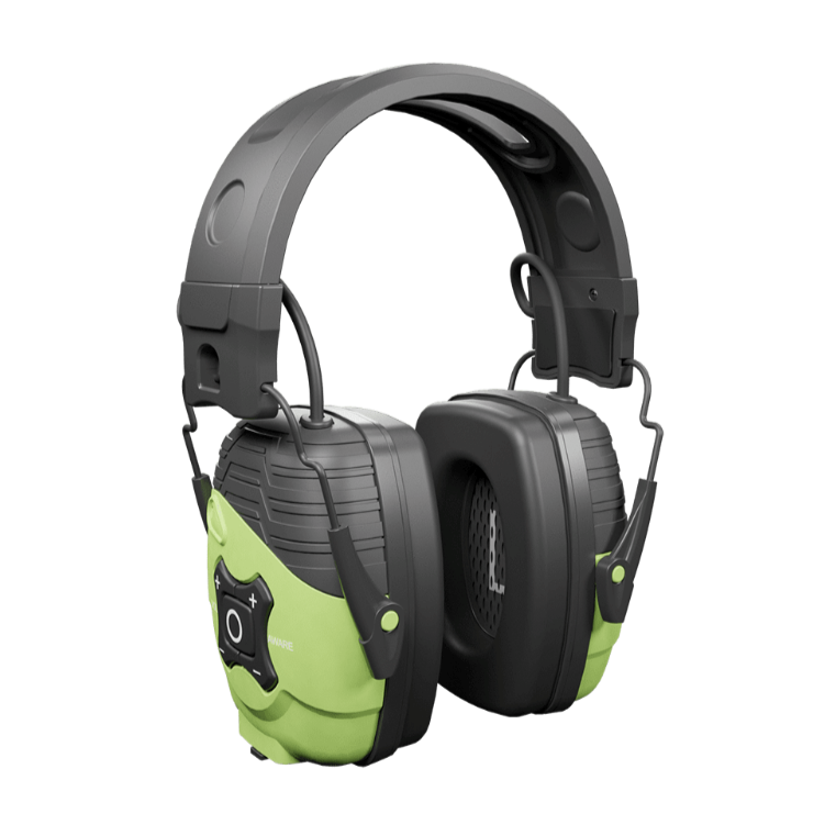 ISOtunes Link AWARE EN352 Bluetooth Hearing Protector - Black / Green